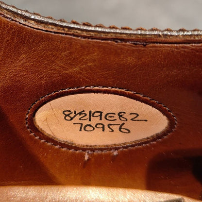 エドワードグリーン マルバーン フルブローグ 82ラスト ブラウン サイズUK8.5 EDWARD GREEN ビジネスシューズ 約27.0cm【LA】【中古】