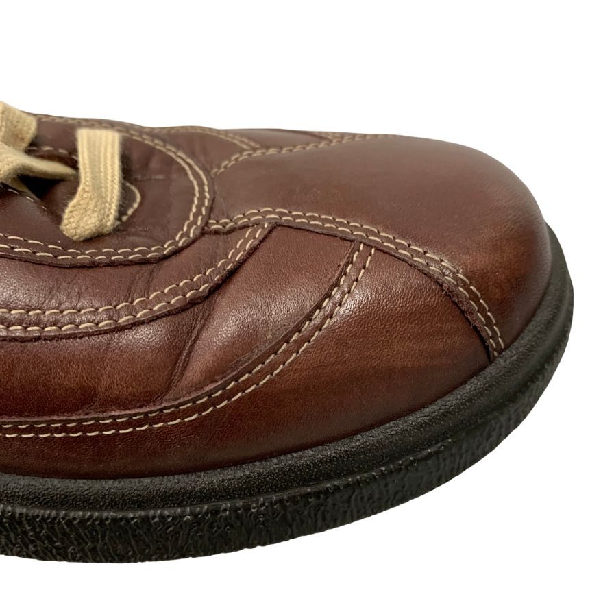 エコー レザースニーカー 5444 ブラウン サイズ27EEE ecco 約27.0cm【AFC43】