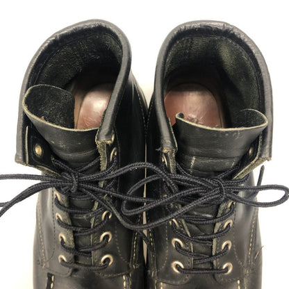 レッドウィング ブーツ 8130 アイリッシュセッター モックトゥ メンズ ブラック サイズUS8.5 REDWING 約27.0cm【AFC4】