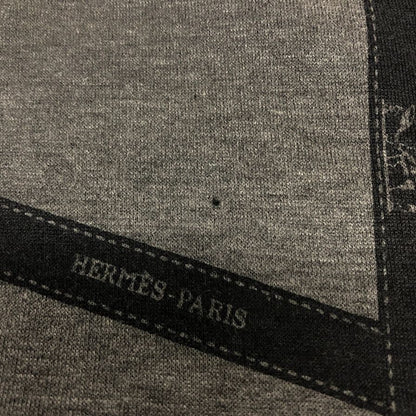 美品◆エルメス マルジェラ期 長袖Tシャツ ハイネック ボルデュック グレー レディース サイズL HERMES 【AFB41】