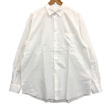 美品◆コモリ 長袖シャツ ホワイト メンズ サイズ3 C03-02001 COMOLI 【AFB17】