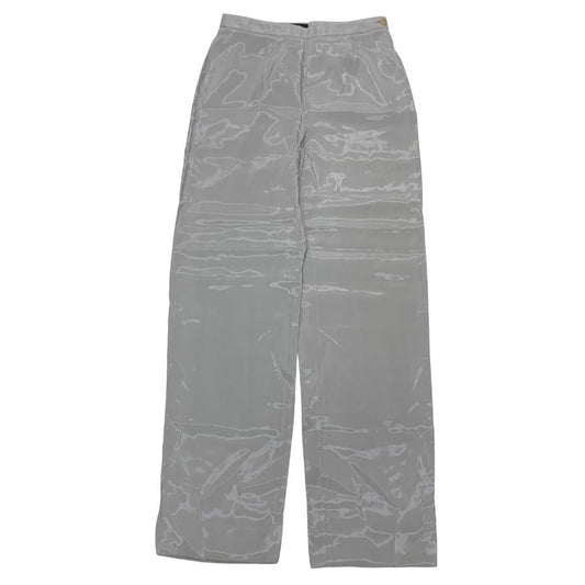 ジョルジオアルマーニ パンツ サイドジップ グレー レディース  サイズ38 GIORGIO ARMANI 【AFB35】