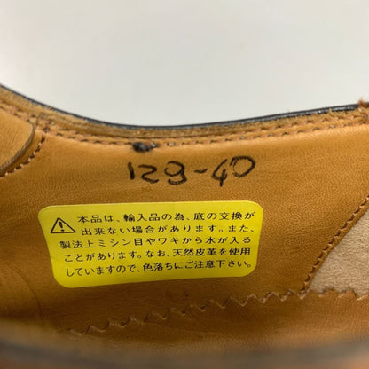 ボリーニ 129-40 U チップ メンズ サイズ 40 ブラウン Bollini 約25.0cm【AFC7】
