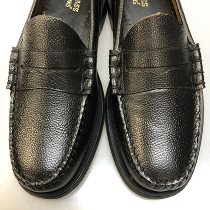 ジーエイチバス ローファー ウィージャンズ ラーソン シボレザー サイズ6 メンズ ブラック G.H.Bass&Co. WEEJUNS LARSON ローファー 約24.0cm【LA】【中古】