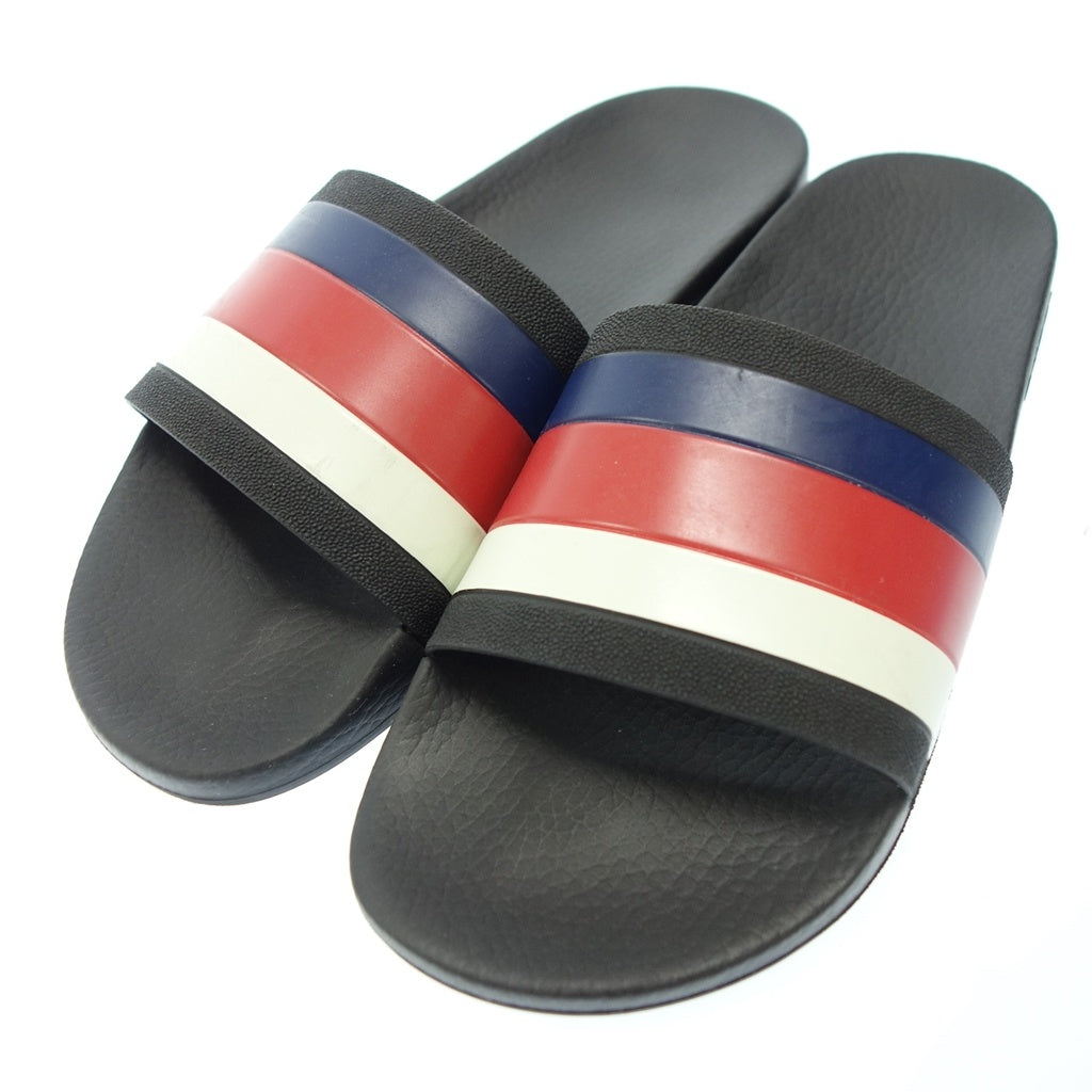 Good condition ◆ Gucci shower sandals tricolor men's black size 9 308234 GUCCI [AFC40] 