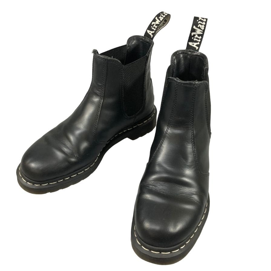 ドクターマーチン チェルシーブーツ 2976 サイドゴア レザー ブラック メンズ サイズUK9 Dr.Martens MONO 約27.5cm【AFC44-2】