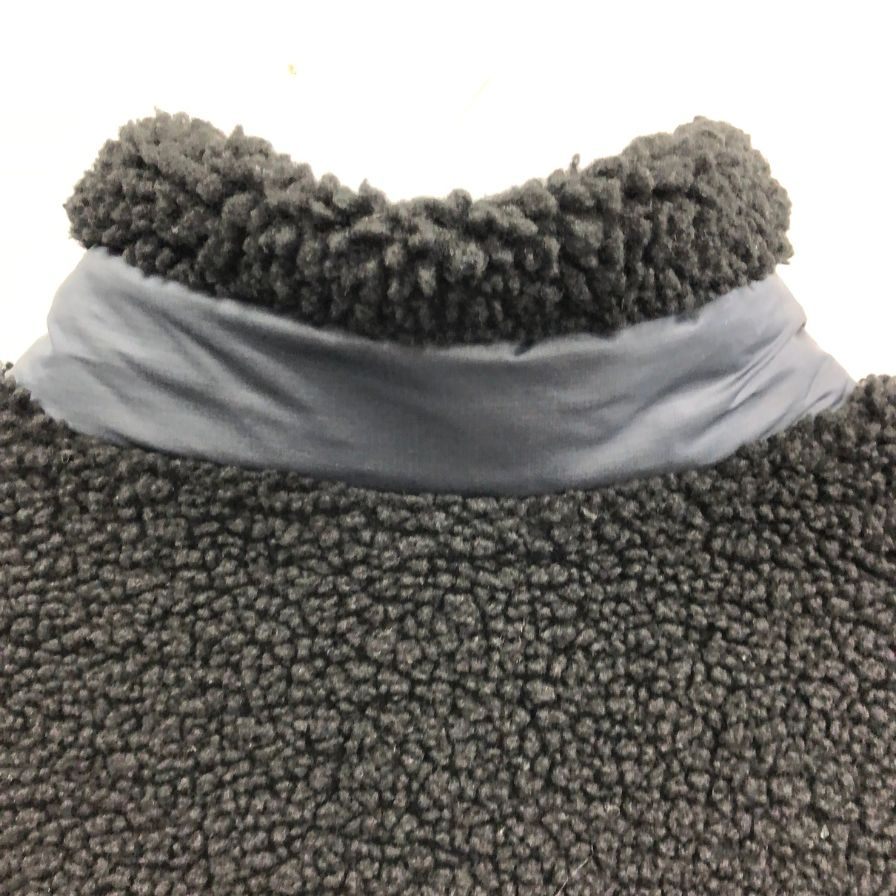 美品◆ザノースフェイス ボアフリースアノラックパーカー リバーシブル NJ4FP56A メンズ サイズ M  ブラック THE NORTH FACE 【AFA17】