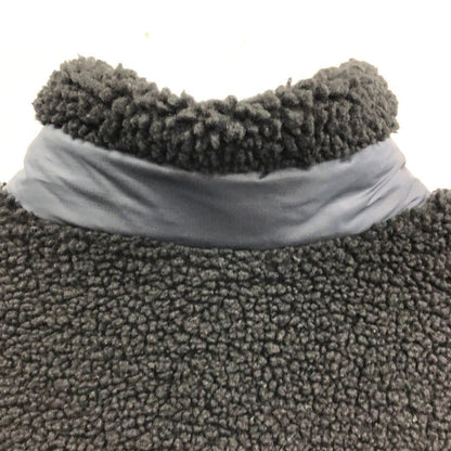美品◆ザノースフェイス ボアフリースアノラックパーカー リバーシブル NJ4FP56A メンズ サイズ M  ブラック THE NORTH FACE 【AFA17】