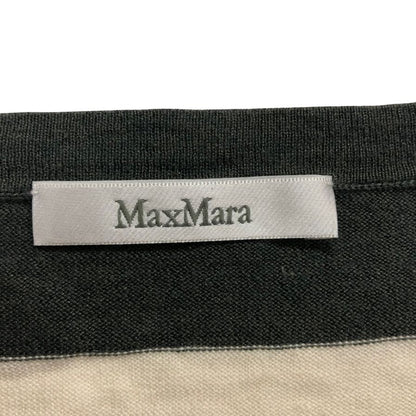 美品◆マックスマーラ アンサンブル ボーダー 白タグ レディース サイズ表記なし Max Mara 【AFB12】