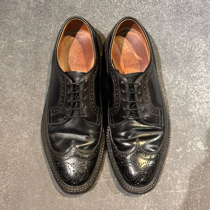 アレンエドモンズ フルブローグ カーフ ブラック サイズ6.5E メンズ Allen Edmonds ビジネスシューズ 約24.5cm【LA】【中古】