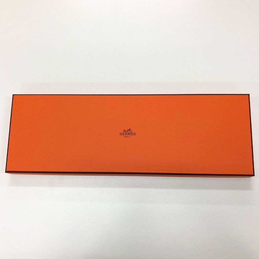 エルメス ネクタイ Hロゴ ブルー HERMES【AFB55】