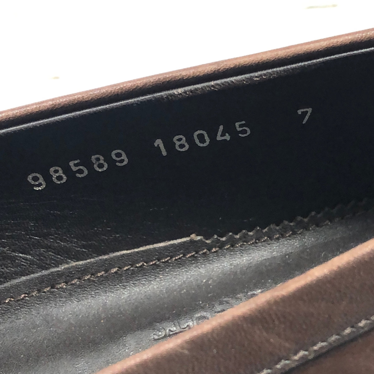 ジャランスリワヤ 98589 コインローファー ブラウン サイズUK7 メンズ Jalan Sriwijaya 約25.5cm【AFC9】
