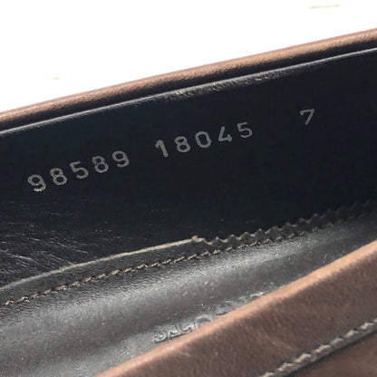 ジャランスリワヤ 98589 コインローファー ブラウン サイズUK7 メンズ Jalan Sriwijaya 約25.5cm【AFC9】