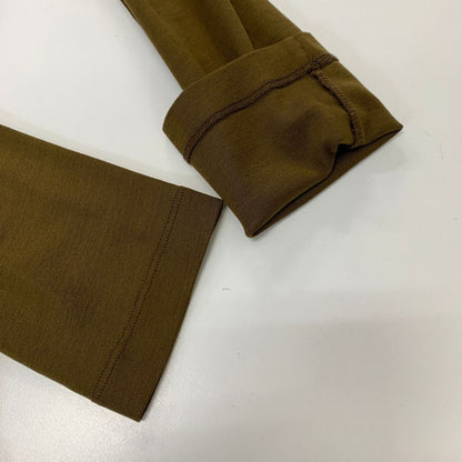 美品◆ルメール タートルネック ロングスリーブ Tシャツ カーキ サイズS 長袖 LEMAIRE 【AFB47】