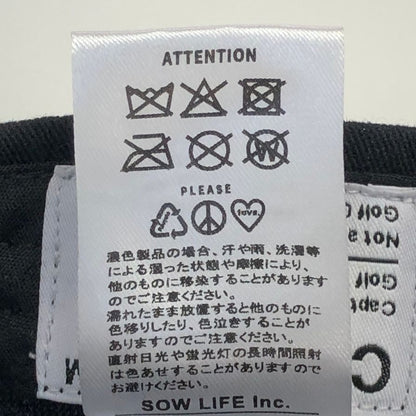 キャプテンズ ヘルム ゴルフ ロゴ刺繍 キャップ サイズ フリー メンズ ブラック Cph/Golf【AFI20】【中古】