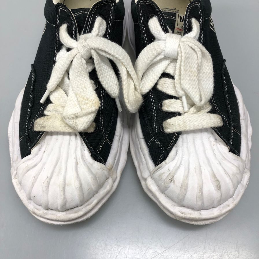 メゾンミハラヤスヒロ ローカットスニーカー ブレイキー ブラック メンズ サイズ44 A08FW735 Maison MIHARA YASUHIRO BLAKEY 約29.0cm【AFC3】