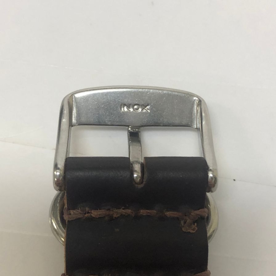 シェル ホーウェン コードバン 時計ベルト ナトータイプ ブラウン Shell【AFI8】【中古】