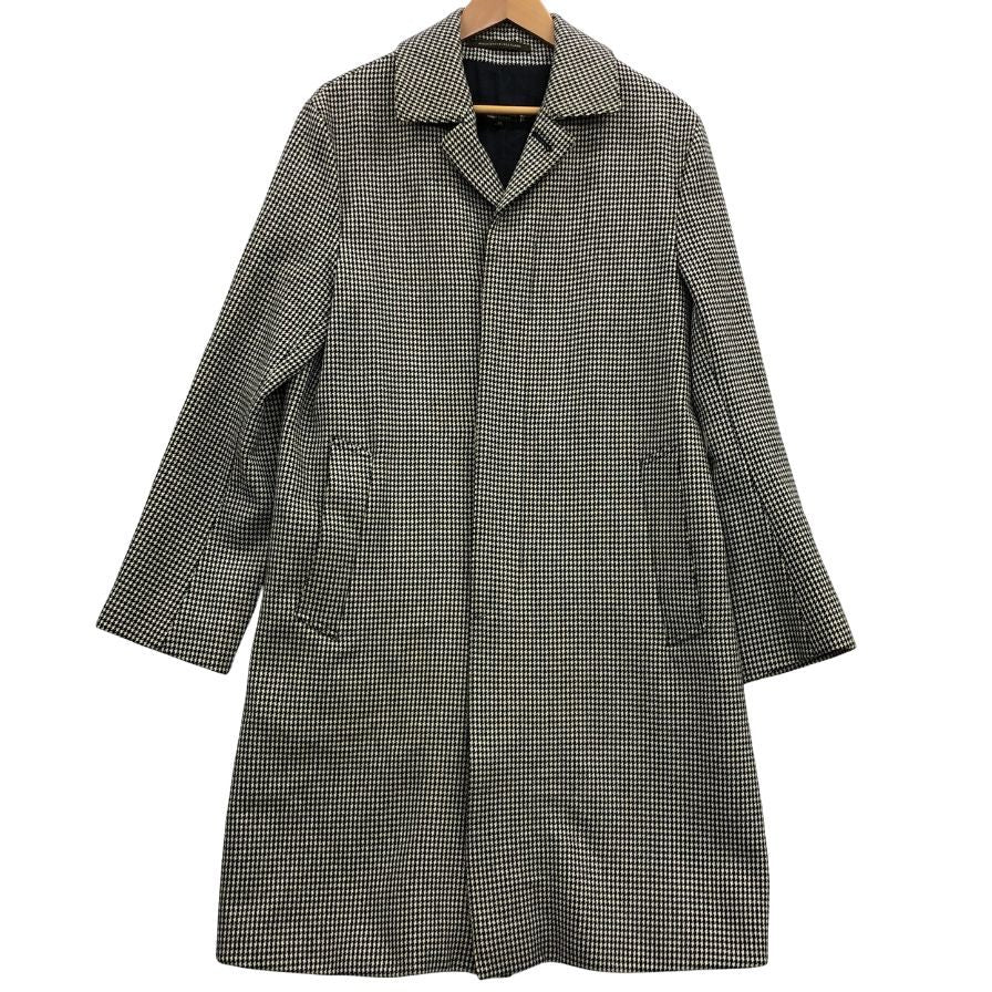 美品◆マッキントッシュ  ダンケルド バルカラーコート ウール レーヨン  バルカラーコート ハウンドトゥース柄 グレー系 サイズ38  mackintosh 【AFB42】