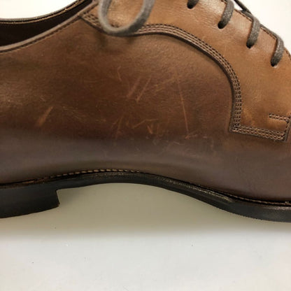 宮城興業 レザーシューズ パンチドキャップトゥ ダービー  ブラウン メンズ サイズ10 Miyagi Kogyo 約28.0cm【AFC29】