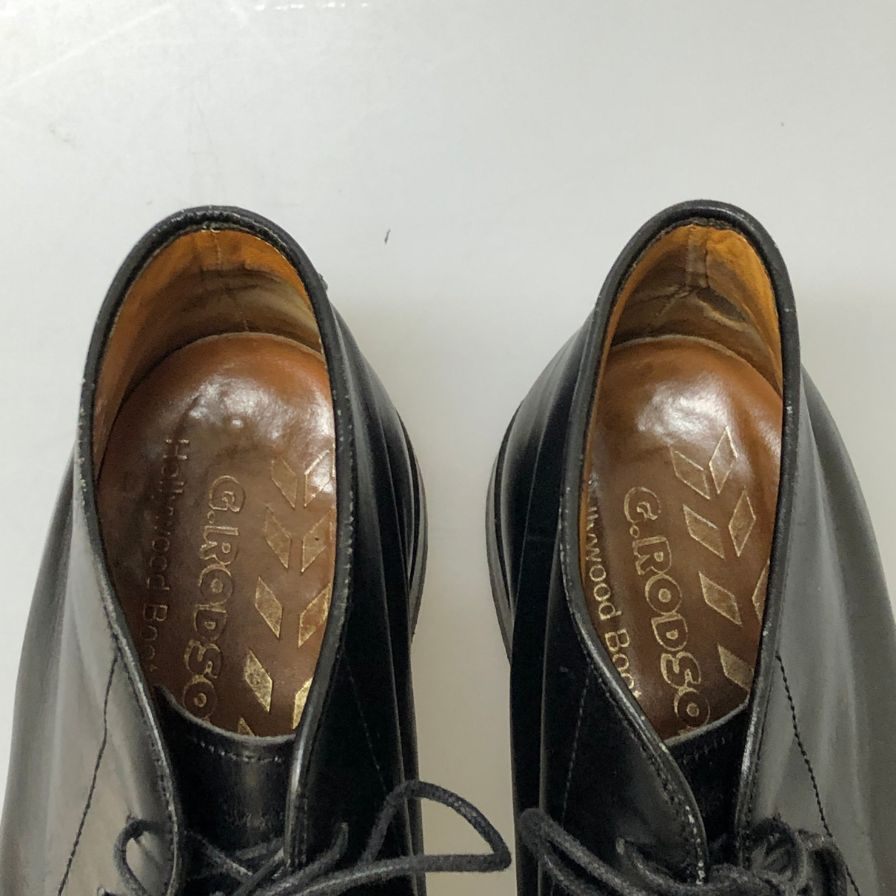 ジーロッドソン チャッカブーツ COUNTRY ブラック メンズ サイズ7 G.RODSON 約25.5cm【PTM5】