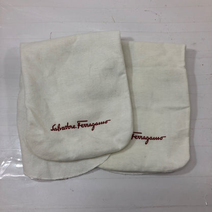 フェラガモ ビットローファー ガンチーニ Uチップ スエード ブラウン サイズUK6.5EEE メンズ Salvatore Ferragamo 約25.0cm【AFC30】