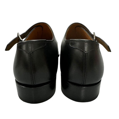 大塚製靴 レザーシューズ サイド モンクストラップ メンズ ブラック サイズ6 OTSUKA M-5 Side Monk Strap 約25.0cm【AFD6】