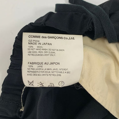 コムデギャルソン レディース ワイドパンツ クロップド GZ-P004 AD2016 日本製 サイズS ブラック COMME des GARCONS 【AFB25】