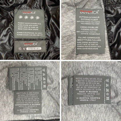 中古◆デュベティカ キルティング ダウンベスト パーカー切替 01816191 メンズサイズ 48 DUVETICA 【AFB35】