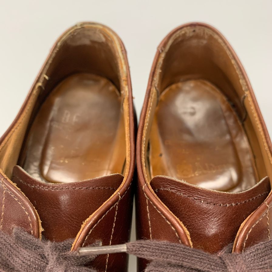オールデン ビームス レザーシューズ 別注 Vチップ 54302 ブラウン メンズ サイズ6 ALDEN BEAMS ビジネスシューズ 約24.0cm【LA】【中古】
