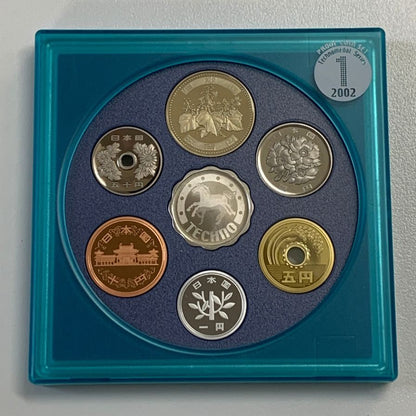 造幣局 プルーフ コイン セット 2002 テクノメダルシリーズ MINT BUREAU,JAPAN【AFB53】【中古】