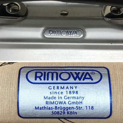 リモワ スーツケース クラシック フライト 63L シルバー RIMOWA【AFE13】