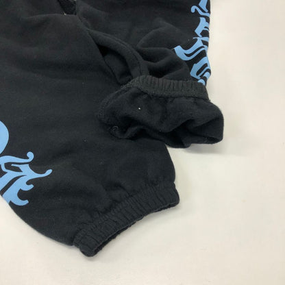 クロムハーツ スウェットパンツ サイドロゴ スクロールラベル ブラック サイズS CHROME HEARTS 【AFB7】