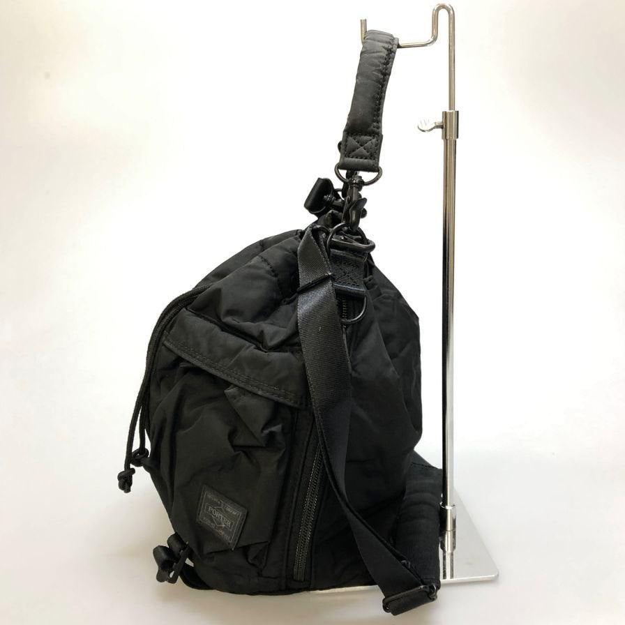 ポーター  αゲル センシズ 2way ショルダーバッグ メンズ ブラック PORTER αGEL【AFE10】