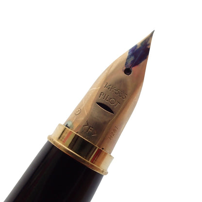 Good Condition◆Pilot Fountain Pen Custom Grandee Nib 14K-585 Width F Brown PILOT CUSTOM GRANDEE [AFI18] 