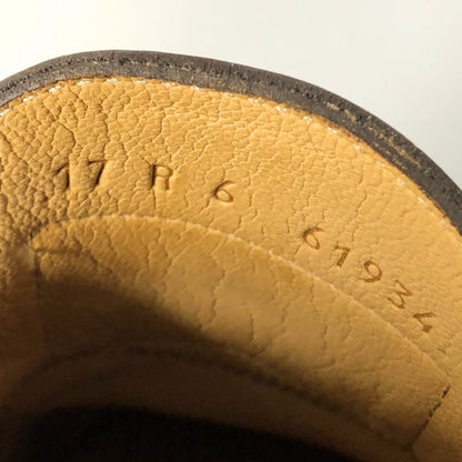 パラブーツ ランス ブラウン リスレザー 61934 メンズ ブラウン サイズ 6 Paraboot ビジネスシューズ 約24.5cm【LA】【中古】