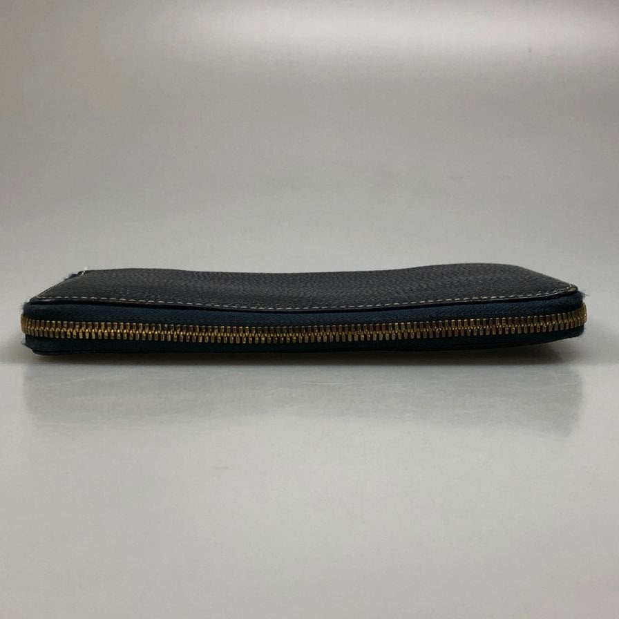 オオバセイホウ ロングウォレット 長財布 ラウンドファスナー レザー ネイビー 大峡製鞄【AFI27】