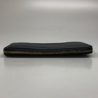 オオバセイホウ ロングウォレット 長財布 ラウンドファスナー レザー ネイビー 大峡製鞄【AFI27】