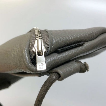 スージースベルト ミニショルダーバッグ グレインレザー ビスポーク メンズ グレー SUSIE SVELT【AFE9】