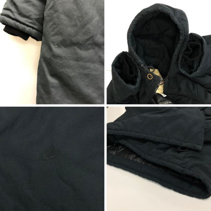 中古◆モニタリー ジップアップコート 中綿 vancloth&WSONS ブラック メンズ サイズ38 MONITALY 【AFA4】