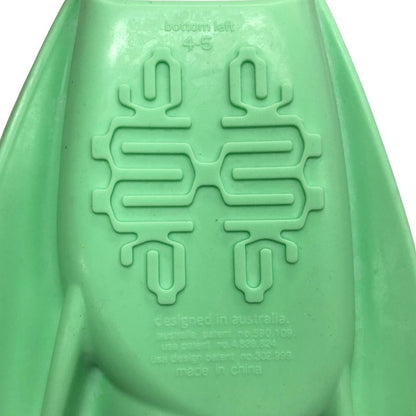 ソルテック フィン ハイドロテック2フィン ソフトタイプ グリーン系 ユニセックス サイズ4-5 soltec swim Hydro【AFI19-2】【中古】