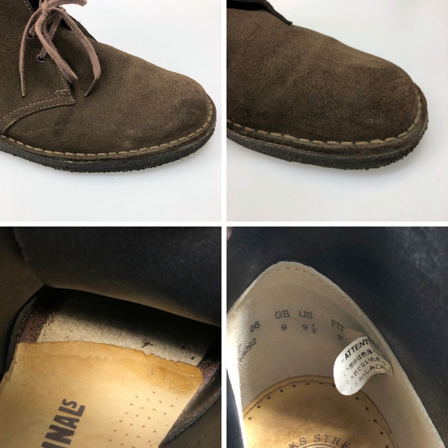 クラークス デザートブーツ ブラウン サイズUS9.5 メンズ Clarks 約27.5cm【AFC31】