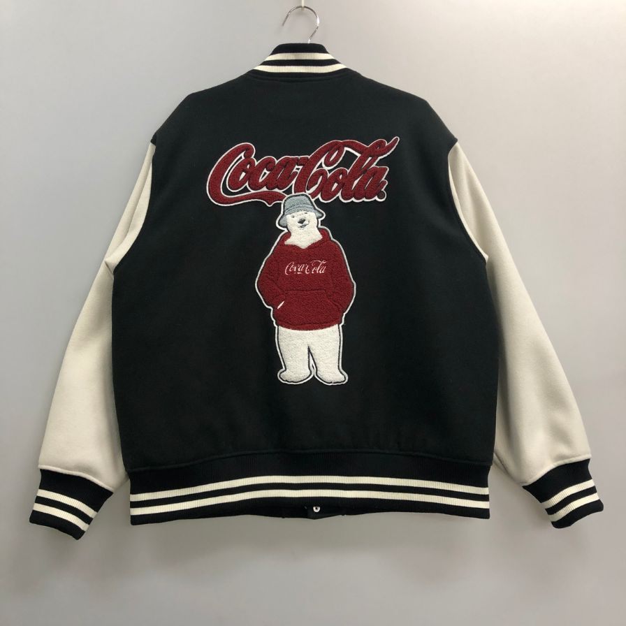 中古◆グラニフ スタジャン スタジアムジャンパー コカコーラ メンズ サイズXL ブラック granigh 【AFF22】