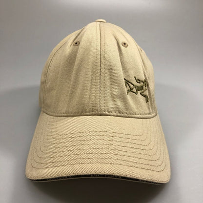 アークテリクス ロゴキャップ コットン FLEXFIT  サイズL ベージュ ARC'TERYX【AFB50】【中古】