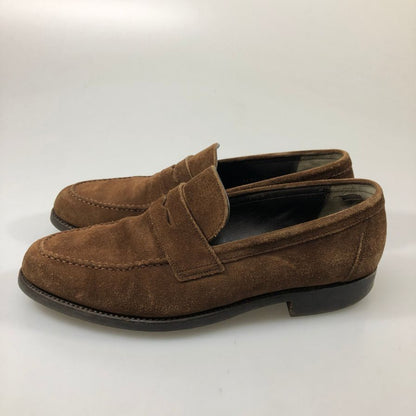 バーカー ローファー 4314FW12 スエード ブラウン サイズUK7F Barker 約26.0cm【AFC51】