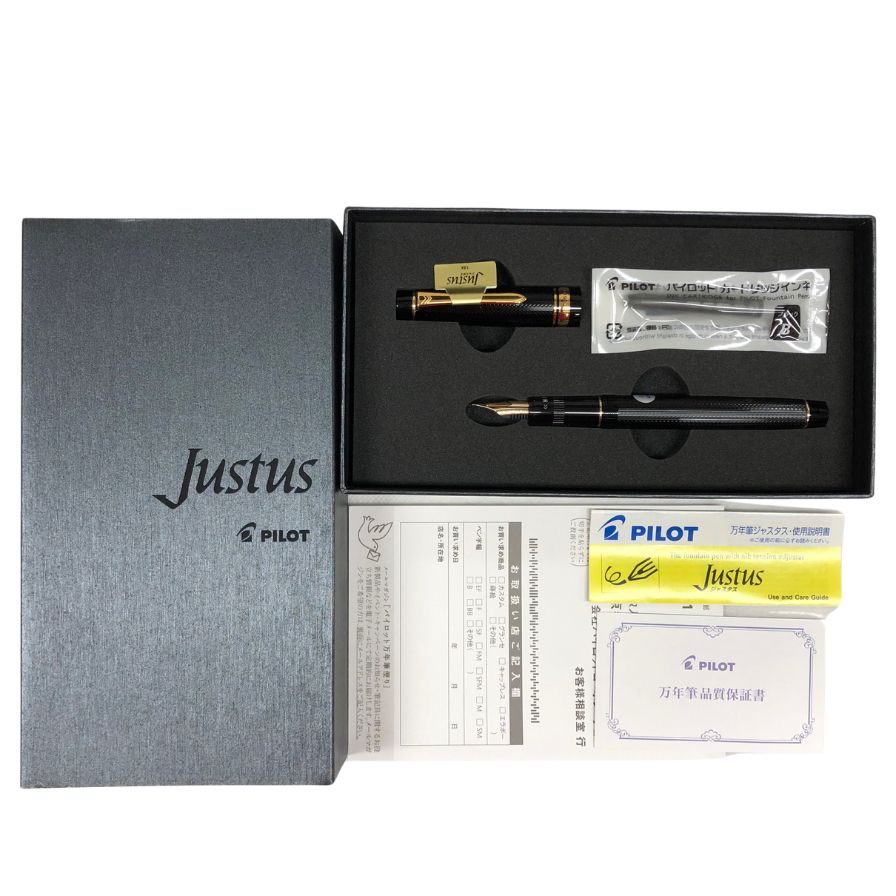 パイロット 万年筆 Justus95 ペン先14K FJ-3MR-NB-F ブラック PILOT【AFI21】