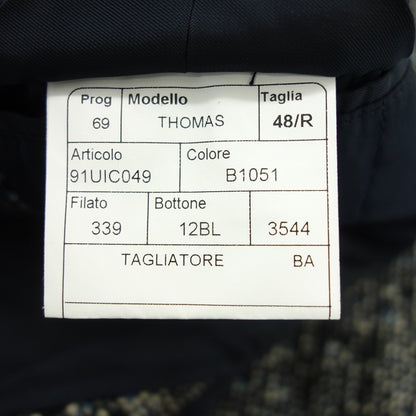 Good condition ◆ TAGLIATORE Chester coat Thomas Tweed Men's Navy size 48 TAGLIATORE [AFA18] 