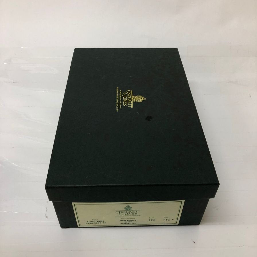 クロケット＆ジョーンズ チャッカブーツ スエード チルターン ダークブラウン サイズUK7.5E メンズ Crockett&Jones 約26.0cm【AFD4】