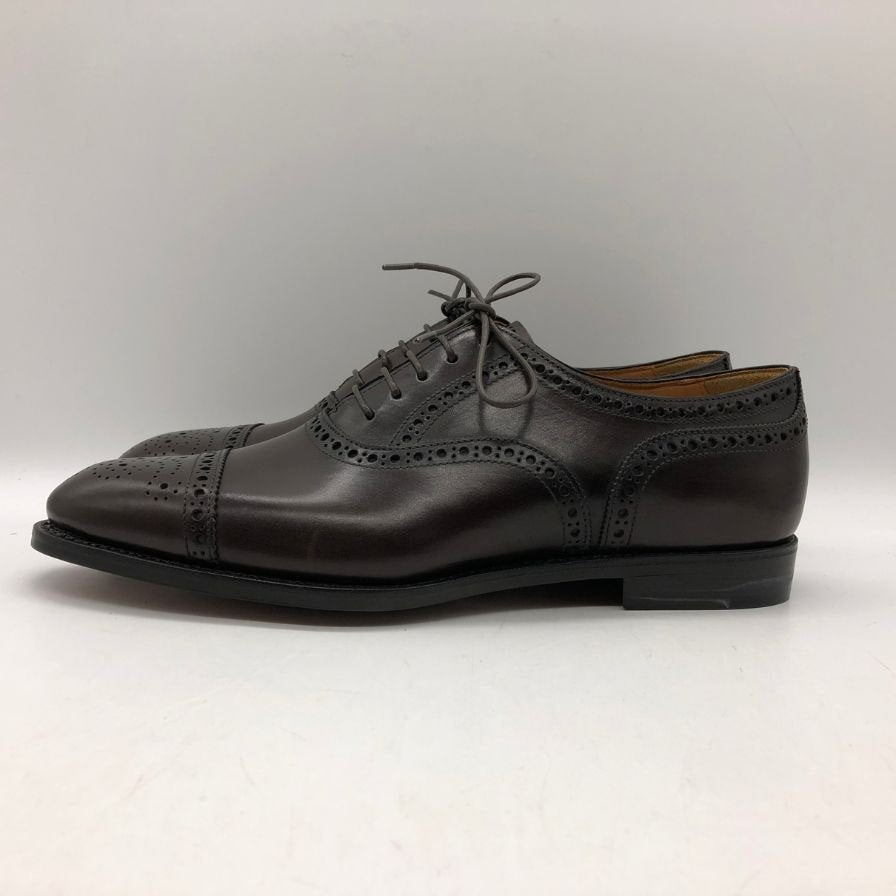 オリエンタル レザーシューズ 3103 セミブローグ カーフ ダークブラウン メンズ サイズ7 ORIENTAL 約25.5cm【AFD9】
