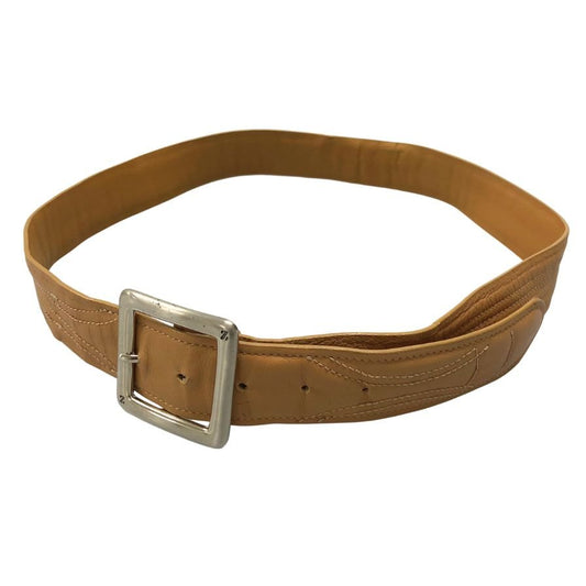 エルメネジルドゼニア ベルト レザー ブラウン メンズ サイズ95 Ermenegildo Zegna【AFI18】