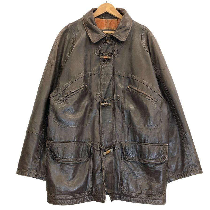 中古■ゲロム レザージャケット メンズ ブラウン サイズXL GEROME 【AFA7】